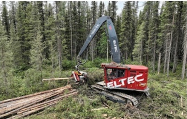 Abatteuse Eltec 277 de Forestiers Multi 2P